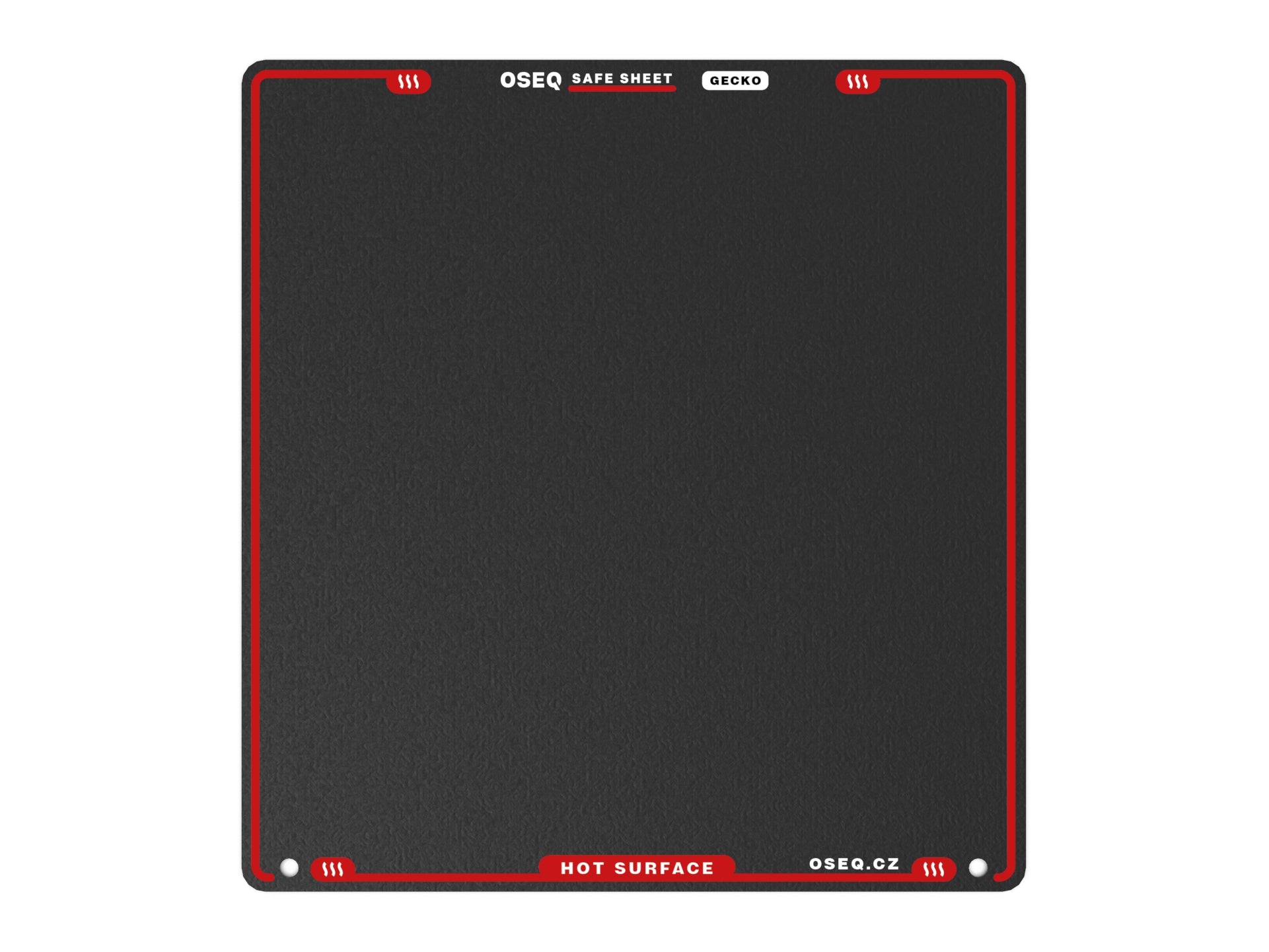 OSEQ SAFE SHEET - GECKO 165x175 mm size is the best 3d print surface.