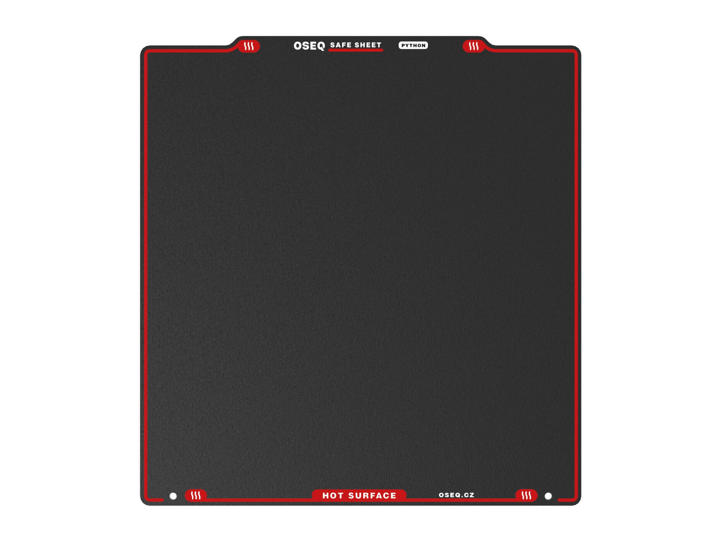 OSEQ SAFE SHEET - PYTHON 230x250 mm size is the best 3d print surface.
