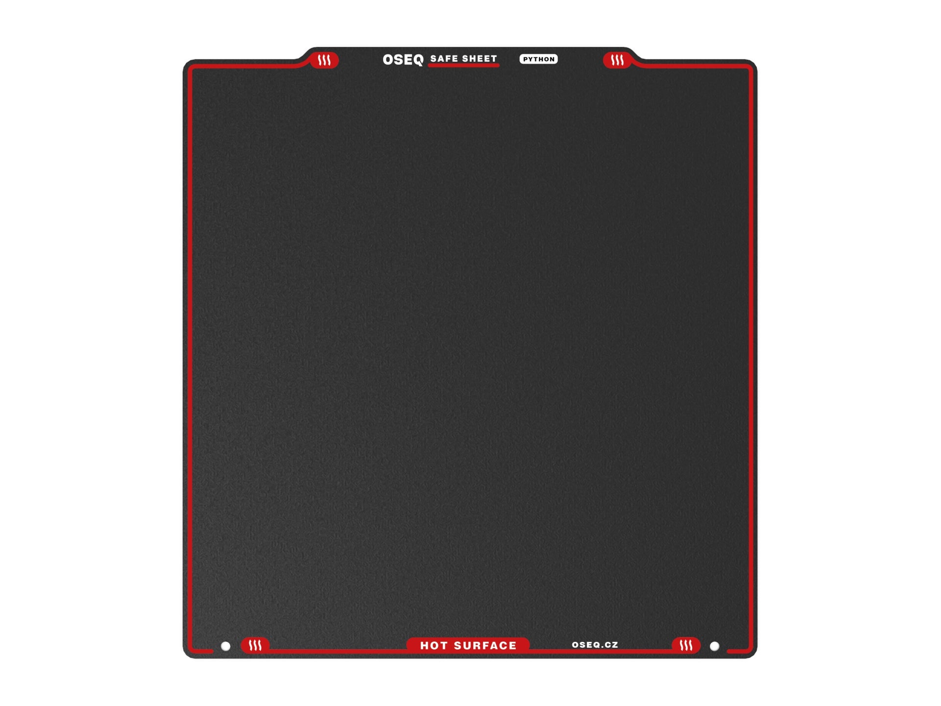 OSEQ SAFE SHEET - PYTHON 230x250 mm size is the best 3d print surface.