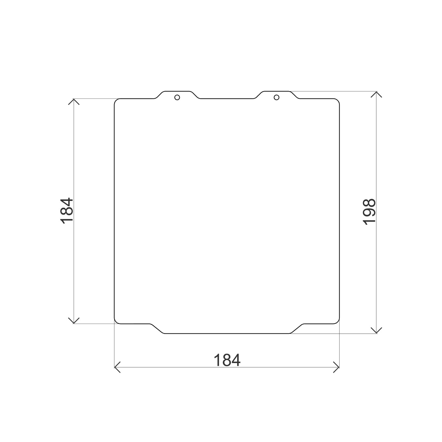 OSEQ sheet 184x198 mm for Bambu Lab A1 mini - OSEQ- OSEQ