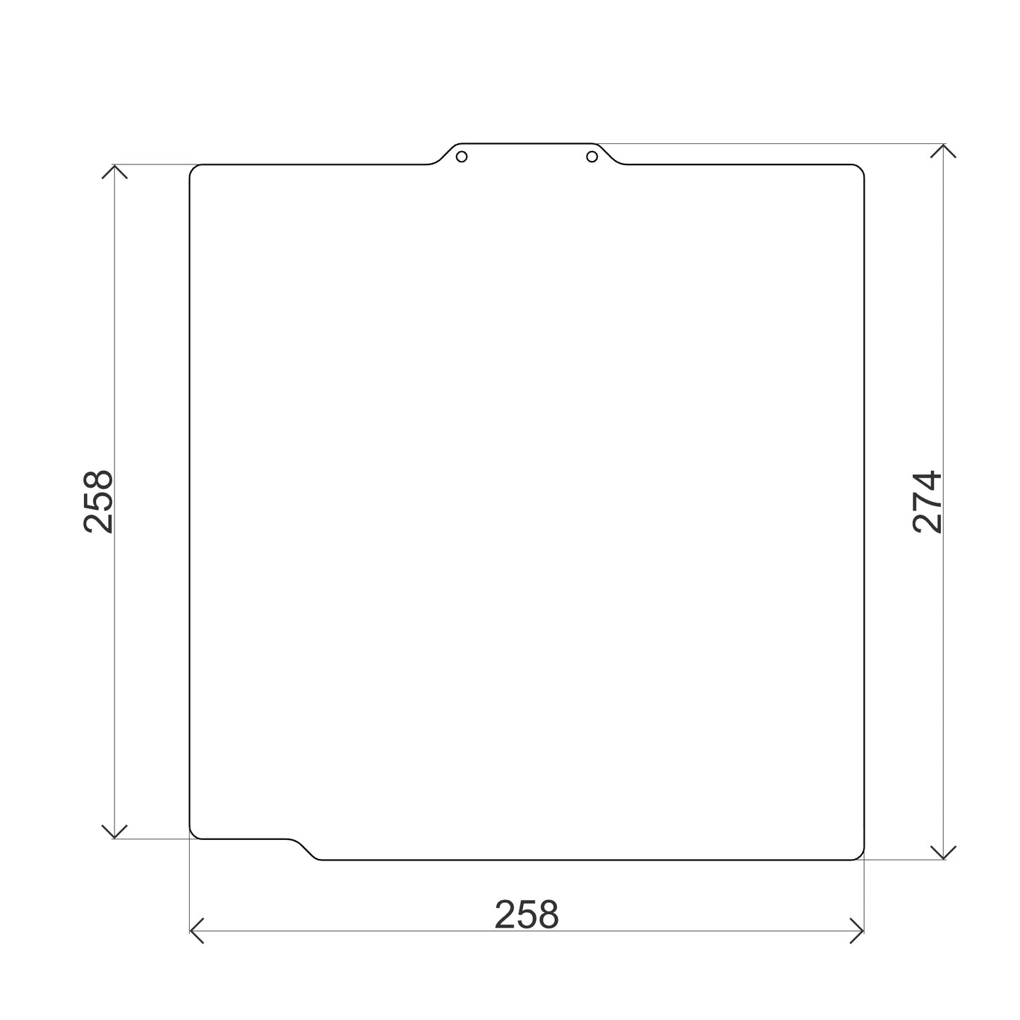 OSEQ sheet 258x274 mm for BAMBU LAB P1/X1 Series - OSEQ- OSEQ