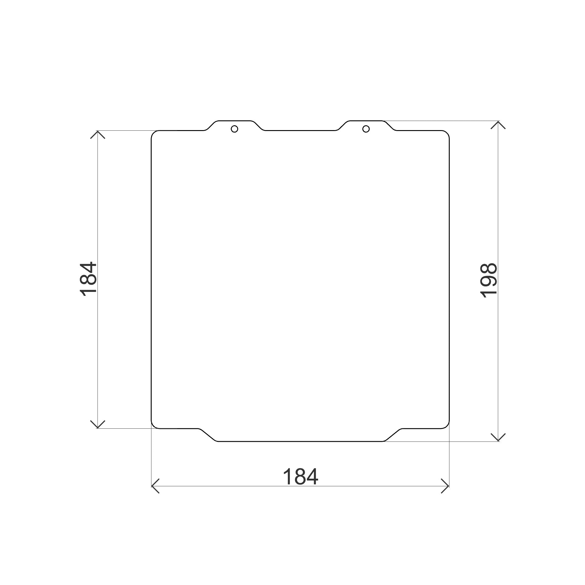 OSEQ sheet 184x198 mm for Bambu Lab A1 mini - OSEQ-  OSEQ