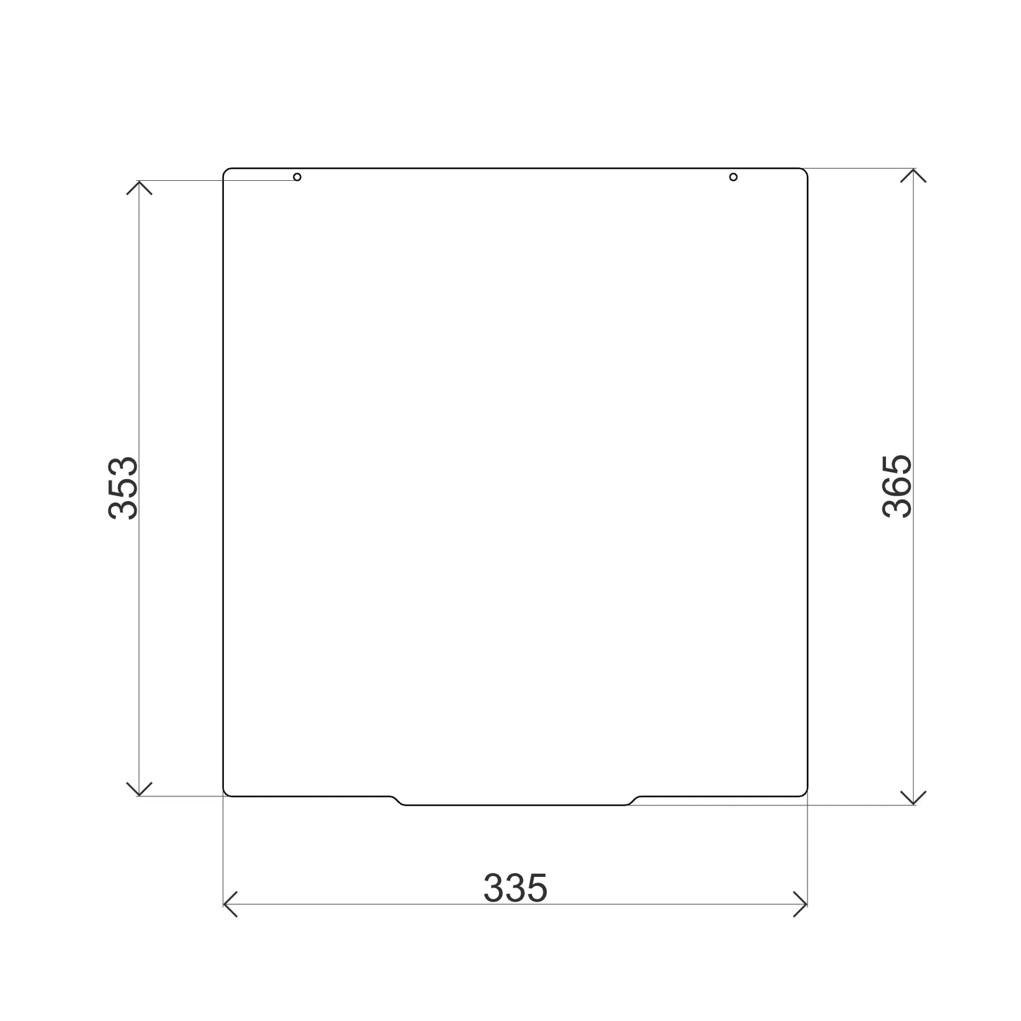 OSEQ sheet 335x365 mm for Snapmaker - OSEQ-  OSEQ