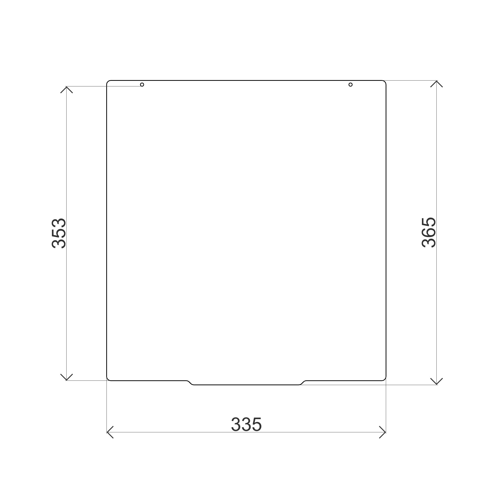 OSEQ sheet 335x365 mm for Snapmaker - OSEQ-  OSEQ