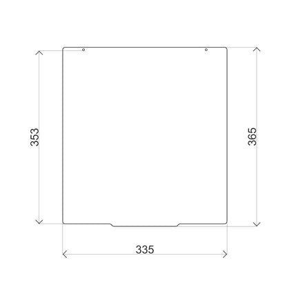 OSEQ sheet 335x365 mm for Snapmaker - OSEQ-  OSEQ