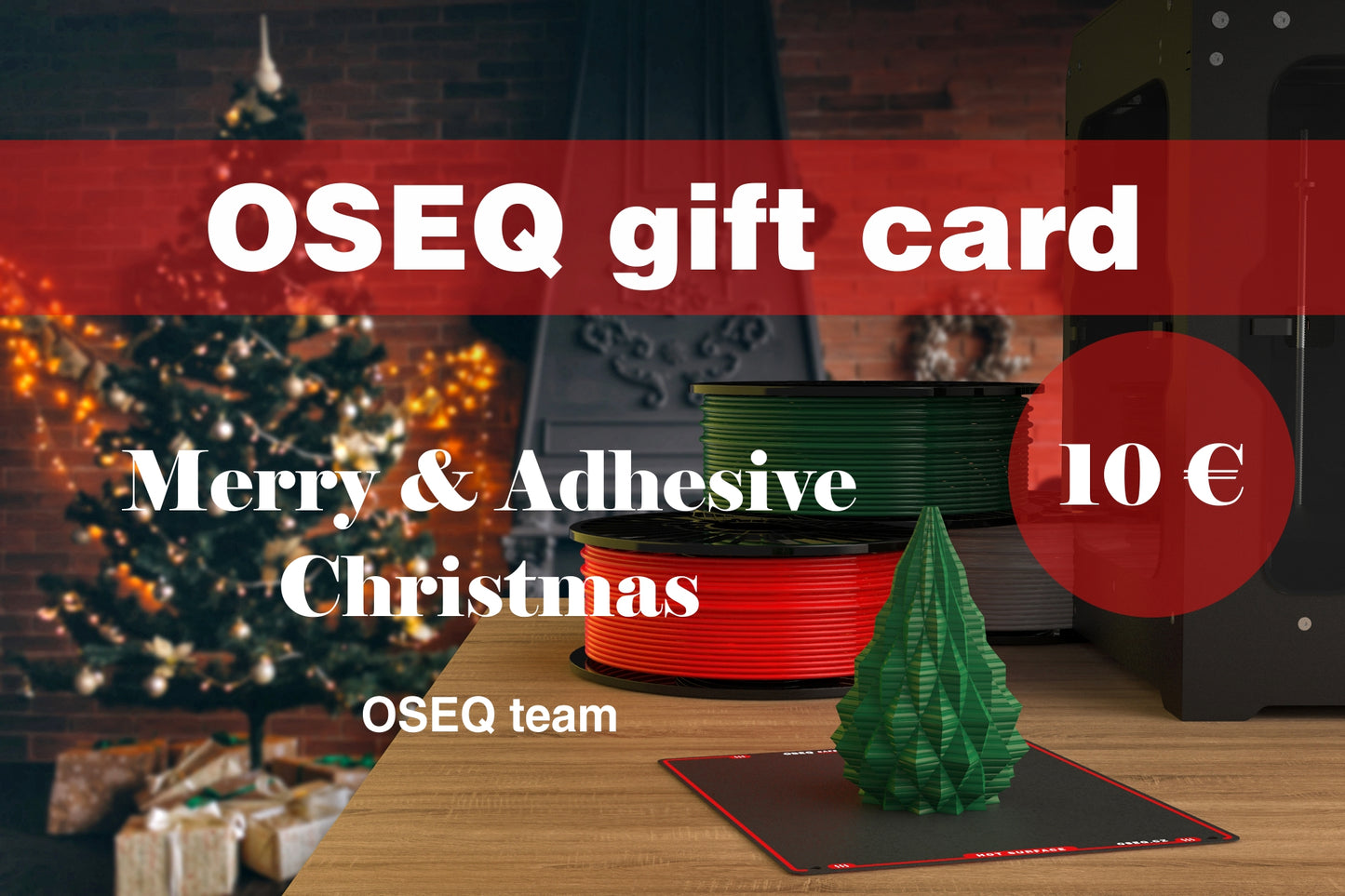 OSEQ Christmas gift card - OSEQ-  OSEQ