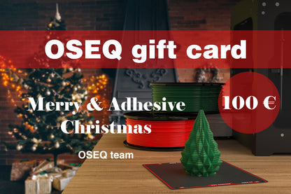 OSEQ Christmas gift card - OSEQ-  OSEQ