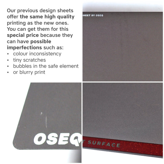 OSEQ SAFE SHEET SALE!! 165x165 mm - OSEQ-  OSEQ